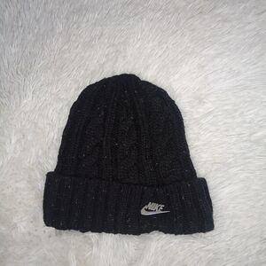 Nike Black Cable Knit Hat